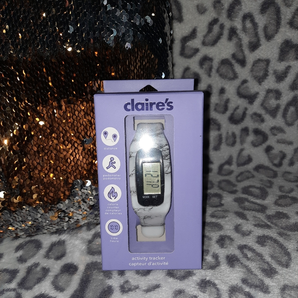 New! Claire's activity tracker